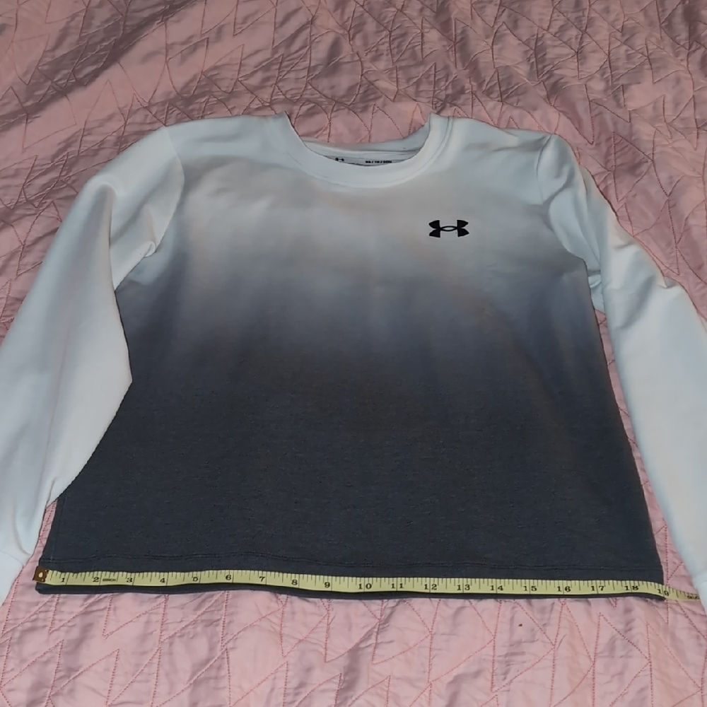 Under Armour Gradient Sweatshirt White and Gray